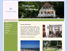 Tablet Screenshot of hotel-waldwiese.de